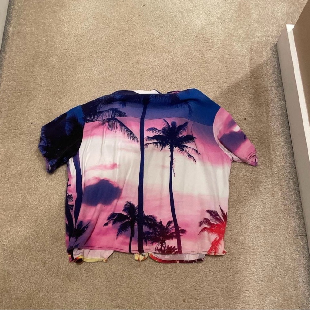 Tropical Palm Tree Print Shirt